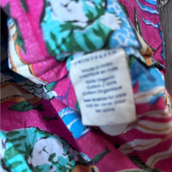 Printfresh Pink and Blue Patterned Pajama Top NWT! (RARE PATTERN) - Picture 6 of 7
